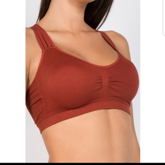 RELISTED Anemone strap bralette teal navy one size - Picture 3 of 6